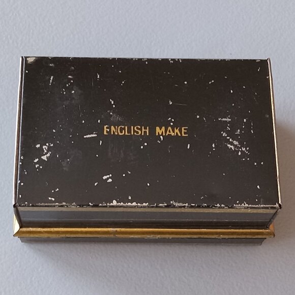 Antique Victorian English Make Small Metal Cash Box - Picture 3 of 15